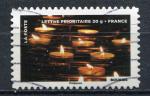 Timbre FRANCE 2012 Adhsif  Obl  N 759  Y&T  Srie le Feu Bougies