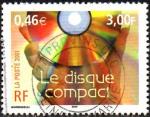 FRANCE - 2001 - Y&T 3376 - Communications (Le disque compact) - Oblitr