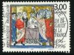 France 1996 - YT 3024 - oblitr - le baptme de Clovis