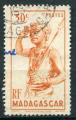 Timbre Colonies Franaises MADAGASCAR  1946  Obl  N 301  Y&T  