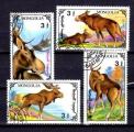 Animaux Sauvages Mongolie 1992 (78) Yvert n 1912  1915 oblitr