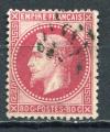 Timbre FRANCE Napolon III Empire Franc 1863 - 70  Obl  40c Rose N 32  Y&T