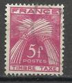 France Taxe 1946; Y&T n 85, 5F rose-lilas, timbre taxe