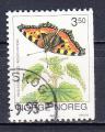 NORVEGE - 1993 - Papillon - Yvert 1072 Oblitr