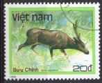 Vietnam 1988; Y&T n 879, 20d, faune, cervid