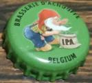 Belgique Capsule bire Beer Crown Cap Brasserie d'Achouffe Chouffe IPA Verte
