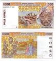 **   GUINEE BISSAU  (BCEAO)     1000  francs   2002   p-911f S    UNC   **