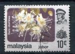 Timbre MALAYSIA Etat Fdr JOHORE 1979  Obl  N 160  Y&T  Fleurs