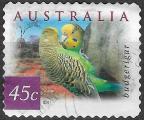 AUSTRALIE - 2001 - Yt n 1973 - Ob - Oiseaux : perruches ondules