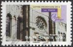 Adhsif N 563 - Art Gothique - Basilique de Saint-Denis - cachet rond