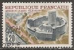 france - n 1402  obliter - 1963
