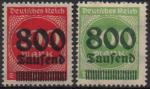 Allemagne : n 275 et 276 x anne 1923