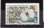 Timbre Rpublique Centrafricaine / Neuf / 1963 / Y&T N31 / Papillon.