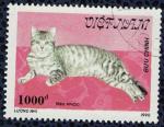 Vietnam 1990 Oblitr rond Used Cat Chat Pricio SU