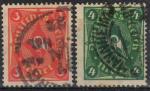 Allemagne : n 197 et 198 o (anne 1922)