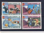 CUBA SPORT BOXE WATER POLO VOLLEY BALL 1984 / MNH**
