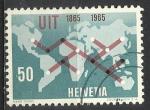 Suisse 1965; Y&T n 746; 50c centenaire de l'UIT