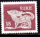 EUIE - 1981 - Yvert n 442 - Art irlandais ancien (Chien  stylis) 