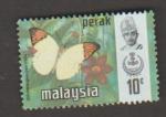Malaya - Perak - Scott 150 mng   butterfly / papillon