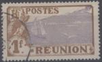 France, Runion : n 115 oblitr anne 1928