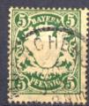 Timbre ALLEMAGNE Bavire  1888 - 1904  Obl   N 62  Y&T