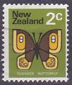 Timbre oblitr n 510(Yvert) Nouvelle-Zlande 1970 - Papillon Tussock