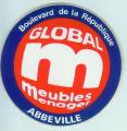 GLOBAL MEUBLES MENAGER ABBEVILLE  / AUTOCOLLANT / COMMERCE EQUIPEMENT