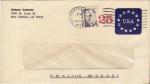 -U.A/USA 1988 -Envel.  fentre pr-timbre + timbre de 1986- YT 1684/Sc U611