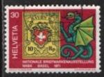 Suisse 1971; Y&T n 875; 30c, Expo philatlique de Ble