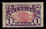 La Runion 1907 - Y&T 56 - oblitr - carte de la Runion