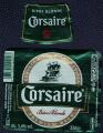 Lot 2 tiquettes Bire Beer Labels Corsaire bire blonde Guadeloupe