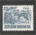 Indonesia - Scott 424 mint chevrotain 
