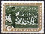 Rwanda/Ruanda 1972 - 10 Anniv. de l'Indpendance, NSC / MNH - YT 477 **