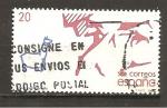 Espagne N Yvert 2586/88, 2590 - Edifil 2970/72, 2974 (oblitr)