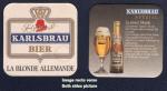 Sous Bock Publicitaire Beermat Bire Beer Karlsbru Spezial la Blonde Allemande