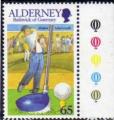Alderney (Aurigny) 2001 - Golf Club, canne de lancer moderne - YT 179/SG 174 **