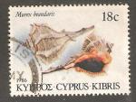 Cyprus - Scott 673  shell  / conque