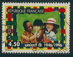 France 1996 - Y&T 3033 - oblitr - cinquantenaire UNICEF