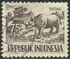 Indonesia 1956-58.- Fauna. Y&T 125. Scott 431. Michel 183.