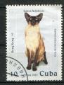 Timbre de CUBA 1997  Obl  N 3???   Y&T  Chat