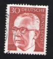 ALLEMAGNE Oblitration ronde Used Stamp 30 Prsident Gustav Heinemann