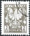 Pologne - 1980 - Y & T n 147 Timbre-taxe - O.