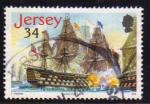 Jersey 2005 - Bataille de Trafalgar - le "Royal Sovereign" - YT 1240 / SG 1248 