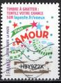 France 2016; Y&T n aa1341; LV 20g, Plein d'amour, timbre  gratter