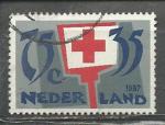 Netherlands  "1987"  Scott No. B631  (O)  Semi postale