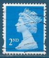 Grande-Bretagne N1956 Elizabeth II 2nd bleu oblitr