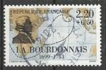 France 1988; Y&T n 2520; 2,20F + 0,50, grands navigateurs, La Bourdennais
