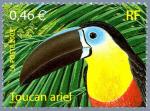 Timbre de 2003 - Nature de France - Oiseaux d&#180;Outremer Toucan ariel N 3328