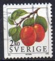 SUEDE N 1792 o Y&T 1994 Fruits (Prunes)