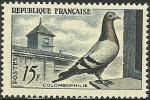Francia 1957.- Colombofilia. Y&T 1091**. Scott 818**. Michel 1119**.